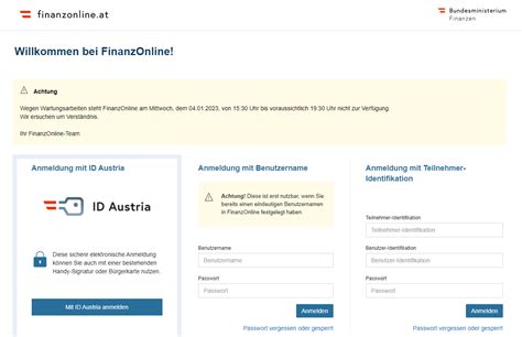 finanzonline österreich pensionskonto login